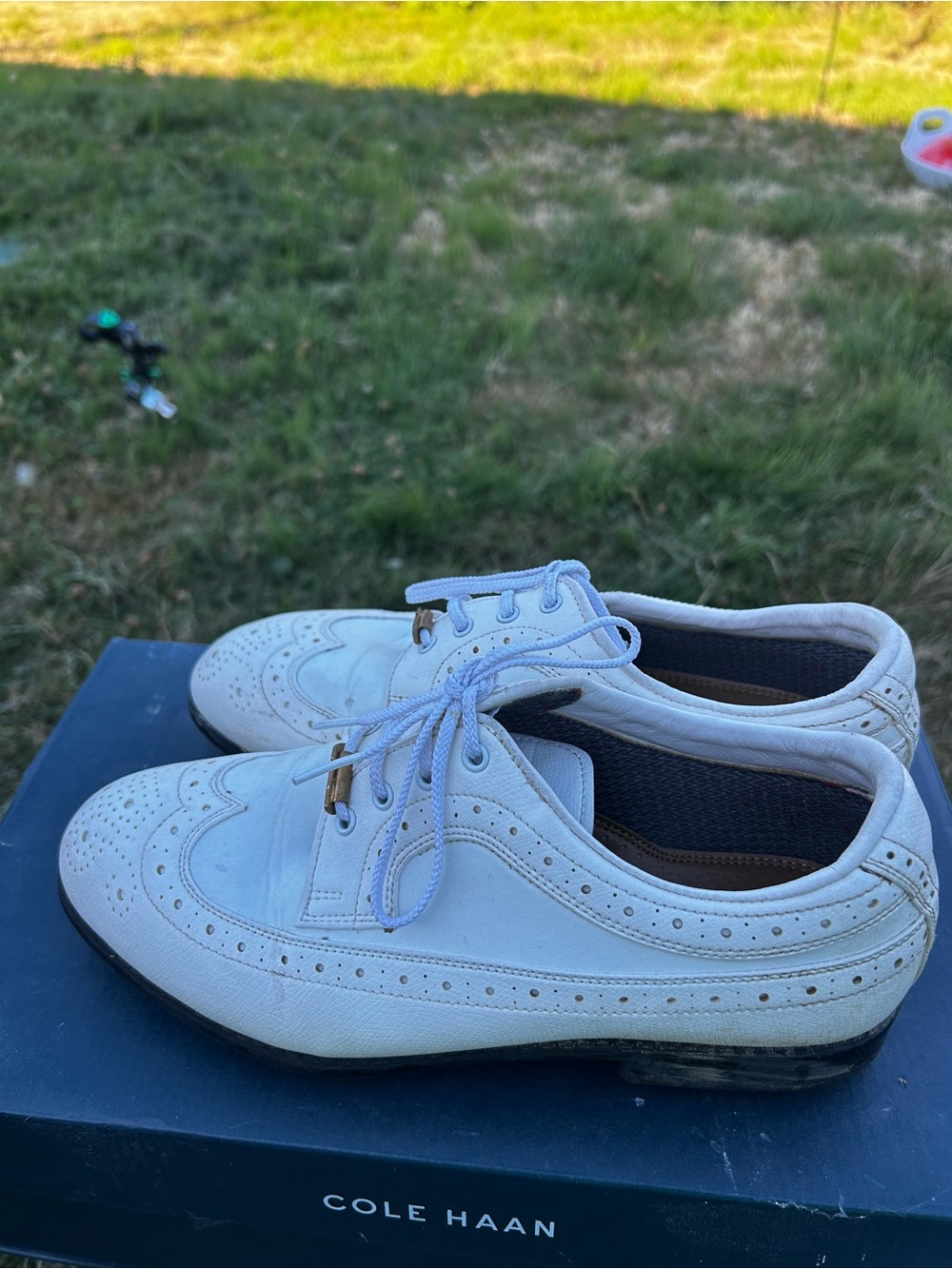 Masters Women’s White Leather Golf Shoes Size 24.5CM/8.5US